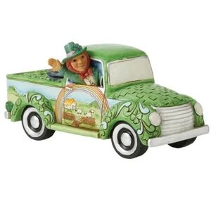 🍀☘️Jim Shore Heartwood Creek Green Truckload of Luck Irish  ST. PATRICKS DAY🍀☘